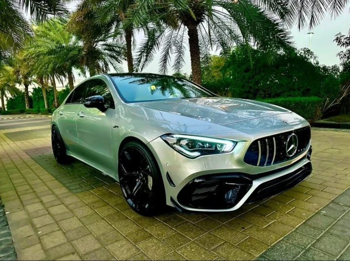 Mercedes Benz CLA 35 2022 SILVER RENTAL IN DUBAI - undefined